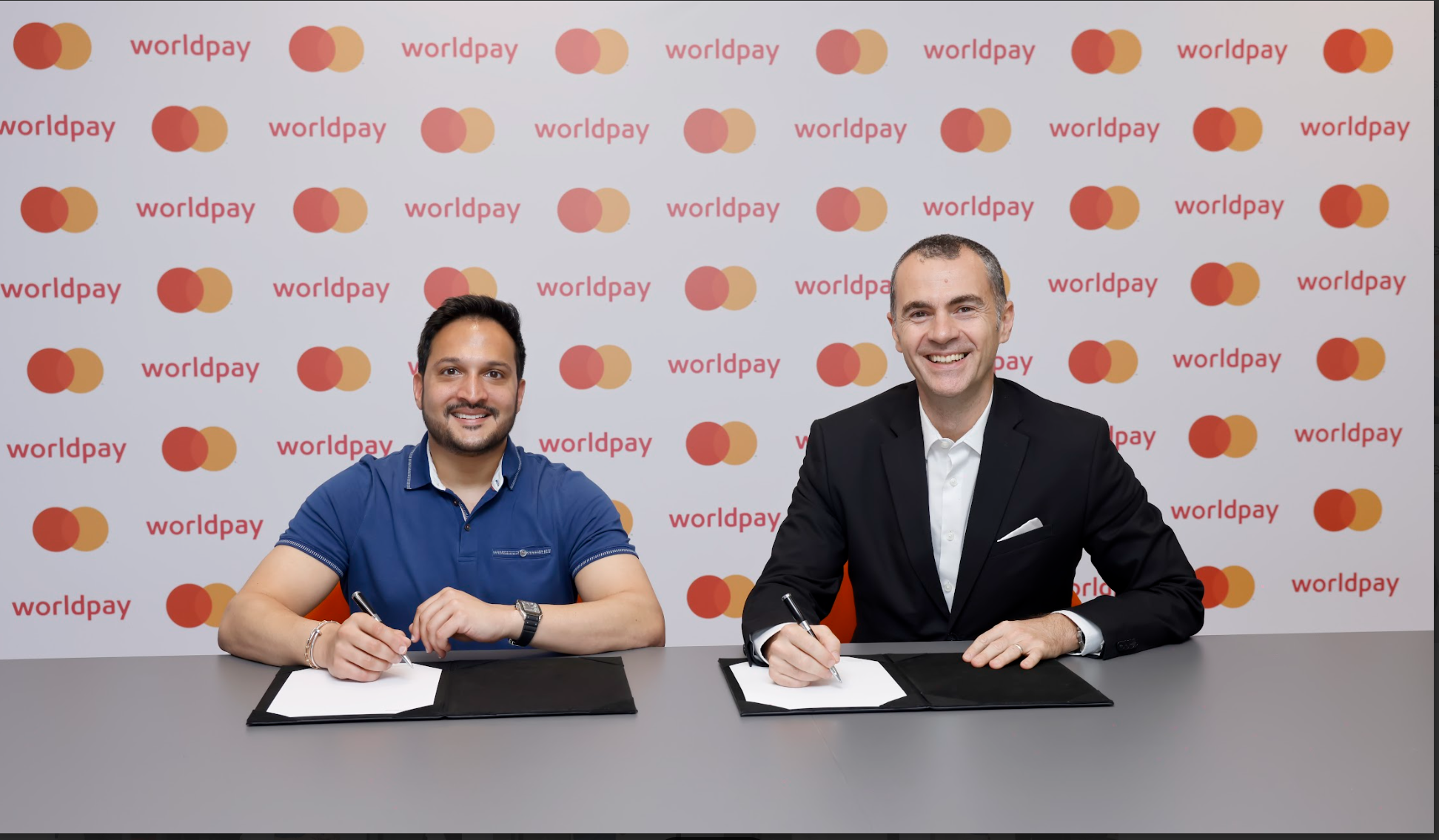 Nabil Manji, SVP, FinTech Growth & Financial Partnerships, Worldpay (L) & Mete Guney, Executive Vice President, Market Development, Eastern Europe, Middle East and Africa, Mastercard (R)