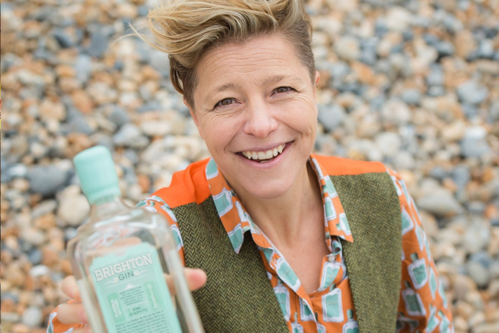 Kathy Caton founded Brighton Gin a decade ago as a side hustle to her broadcasting job; now it's her main gig.