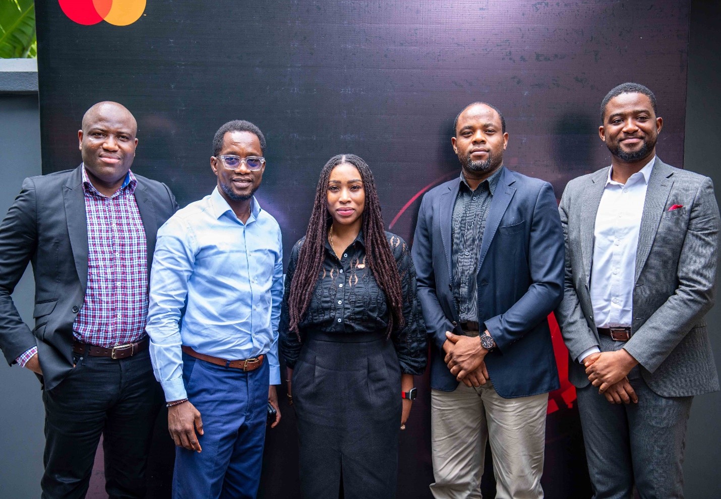 L-R: Temitope Onibaniyi, Secretary, Emerging Payments, Committee of e-Business Industry Heads (CeBIH), Kingsley Iyanu, Secretary, Publicity and Advocacy, CeBIH; Kari Tukur, Vice President, Customer Solutions Center, East & West Africa, Mastercard; Oscar Muomah, Member, CeBIH, and Sunday Olaniyan, Member, CeBIH, at the Mastercard Fraud & Cyber Resilience Forum in Lagos on April 18, 2024.
